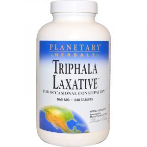 Трифала (Triphala Laxative), Planetary Herbals, 865 мг, 240 таблеток (Default)