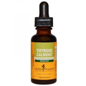 Поддержка щитовидной железы, Thyroid Calming, Herb Pharm, смесь экстрактов, 30 мл