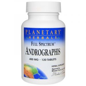 Андрографис, Andrographis, Planetary Herbals, 400 мг, 120 таблеток (Default)