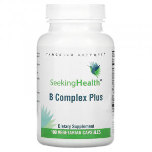 Комплекс витаминов группы В плюс, B Complex Plus, Seeking Health, 100 вегетарианских капсул
