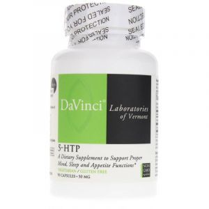 Поддержка настроения, 5-гидрокситриптофан, 5-HTP, DaVinci Laboratories of Vermont, 50 мг, 90 капсул