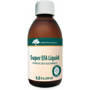 Поддержка сердечно-сосудистой системы, глаз, мозга, нервов, Super EFA Liquid, Genestra Brands, апельсиновый вкус, 200 мл. 