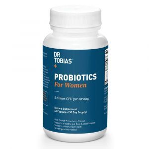 Пробиотики для женщин с клюквой, Probiotics for Women, Dr Tobias, 5 млрд. КОЕ, 60 вегетарианских капсул