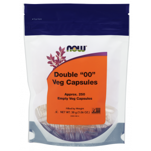 Пустые капсулы "00", Double "00" Vcaps, Now Foods, 250 капсул 
