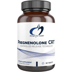 Прегненолон длительного высвобождения, Pregnenolone CRT, Designs for Health, 30 мг, 60 таблеток