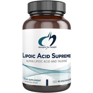 Альфа-липоевая кислота, Lipoic Acid Supreme, Designs for Health, 300 мг, 60 вегетарианских капсул