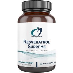 Ресвератрол, Resveratrol Supreme, Designs for Health, 200 мг, 60 растительных капсул