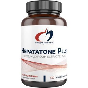 Поддержка печени, Hepatatone Plus, Designs for Health, 120 вегетарианских капсул