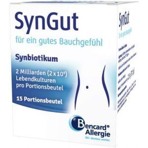 Синбиотик, SynGut, Bencard, 2 млрд, 15 пакетиков

