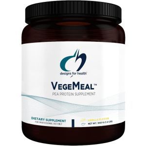 Питательный комплекс с протеином, VegeMeal, Designs for Health, вкус ванили, порошок, 540 г