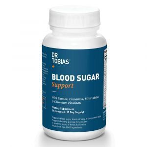 Поддержка уровня сахара в крови, Blood Sugar Support, Dr Tobias, 90 капсул