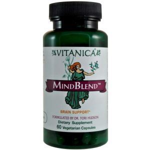 Поддержка мозга, MindBlend, Vitanica, 60 вегетарианских капсул