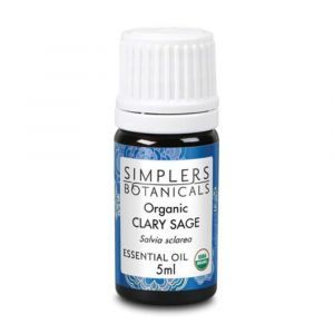 Эфирное масло шалфея, Organic Clary Sag, Simplers Botanicals, 5 мл
