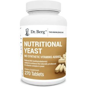Пищевые дрожжи, Nutritional Yeast, Dr. Berg's, 270 таблеток