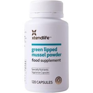 Порошок из зеленых мидий, Green Lipped Mussel, Xtend-Life, для здоровья суставов, лечения воспалений и поддержки иммунитета, 600 мг, 120 капсул