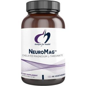 Магний L-треонат, NeuroMag, Designs for Health, 90 вегетарианских капсул