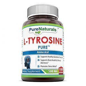 L-Тирозин, L-Tyrosine, Pure Naturals, 500 мг, 180 капсул