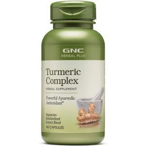 Куркумина комплекс, Turmeric Complex, GNC Herbal Plus, аюрведический антиоксидант, 100 капсул
