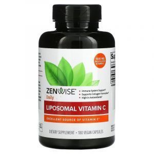 Липосомальный витамин C (Vitamin C), Zenwise Health, 500 мг, 180 веганских капсул