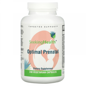 Мультивитамины для беременных, Optimal Prenatal, Seeking Health, 240 вегетарианских капсул
