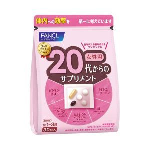 Витамины и минералы для женщин 20-30 лет, 20s Supplement for Women, FANCL, 30 пакетов