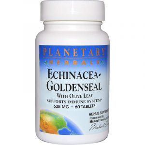 Эхинацея и гидрастис (Echinacea-Goldenseal), Planetary Herbals, 635 мг, 60 таблеток (Default)