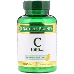 Витамин С, Vitamin C, Nature's Bounty, 1000 мг, 100 каплет (Default)