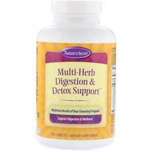 Очищение организма, Digestion & Detox Support, Nature's Secret, 275 таблеток (Default)