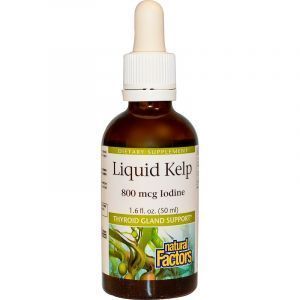 Поддержка щитовидной железы, Liquid Kelp, Natural Factors, 50 мл. (Default)