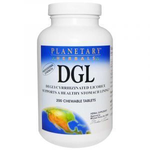 Корень солодки (Deglycyrrhizinated Licorice), Planetary Herbals, 200 таблеток (Default)