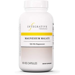Магний (малат), Magnesium Malate, Integrative Therapeutics, 100 мг, 90 вегетарианских капсул