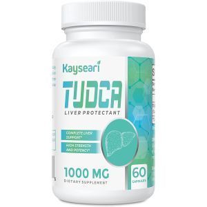 Таурурсодезоксихолевая кислота, TUDCA, Kayseari, защита печени, 1000 мг, 60 капсул