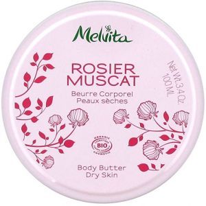 Твердое масло для тела "Розовый мускат", Nectar De Rose Body Butter Dry Skin, Melvita, 100 мл 