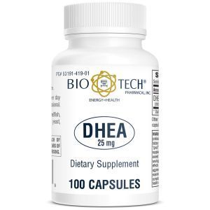 ДГЭА (Дегидроэпиандростерон), DHEA, Bio-Tech, 25 мг, 100 капсул