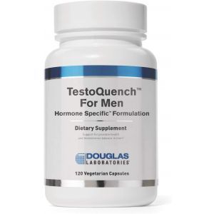 Регуляция уровня тестостерона, формула растительных антиандрогенов, TestoQuench for Men, Douglas Laboratories, 120 капсул