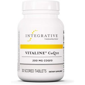 Коэнзим Q10 (убихинон), Vitaline CoQ10, Integrative Therapeutics, 200 мг, 30 таблеток