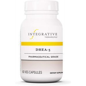 ДГЭА (дегидроэпиандростерон), DHEA-5, Integrative Therapeutics, 5 мг, 60 вегетарианских капсул