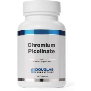 Пиколинат хрома, Chromium Picolinate, поддерживает здоровый метаболизм, Douglas Laboratories, 250 мкг., 100 капсул