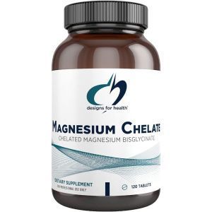 Магний хелат, Magnesium Chelate, Designs for Health, 200 мг, 120 таблеток