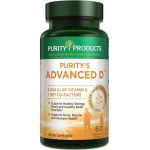 Витамин D + кофакторы, Advanced D, Purity Products, 60 вегетарианских капсул