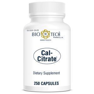 Кальций цитрат, Cal-Citrate, Bio-Tech, 250 капсул