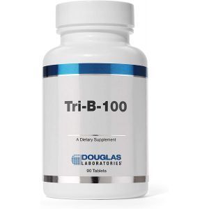 Комплекс витаминов группы B, Tri-B-100, Douglas Laboratories, 90 таблеток с замедленным высвобождением