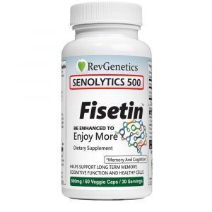 Фитезин, Senolytics (Fisetin), Revgenetics NMN, 500 мг, 60 вегетарианских капсул