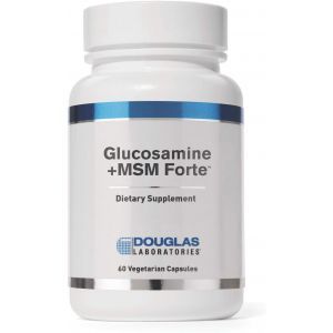 Поддержка здоровья стареющих суставов, Glucosamine + MSM Forte, Douglas Laboratories, 60 капсул