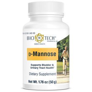 Д-Манноза, здоровье мочевого пузыря и мочевыводящих путей, D-Mannose, Bio-Tech, порошок, 50 грамм