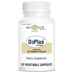 Витамин Д3 плюс, D3 Plus, Bio-Tech, 180 вегетарианских капсул
