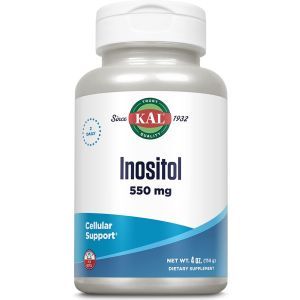 Инозитол, Inositol Powder, KAL, порошок, 550 мг, 114 г