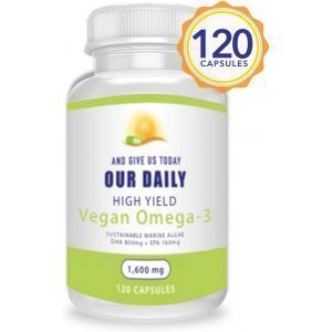 Омега-3 для вегетарианцев, Vegan Omega-3, Our Daily Vites, 120 капсул