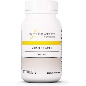 Витамин В-2, рибофлавин, Riboflavin, Integrative Therapeutics, 400 мг, 30 таблеток