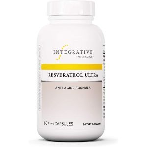 Ресвератрол, Resveratrol Ultra, Integrative Therapeutics, 60 вегетарианских капсул